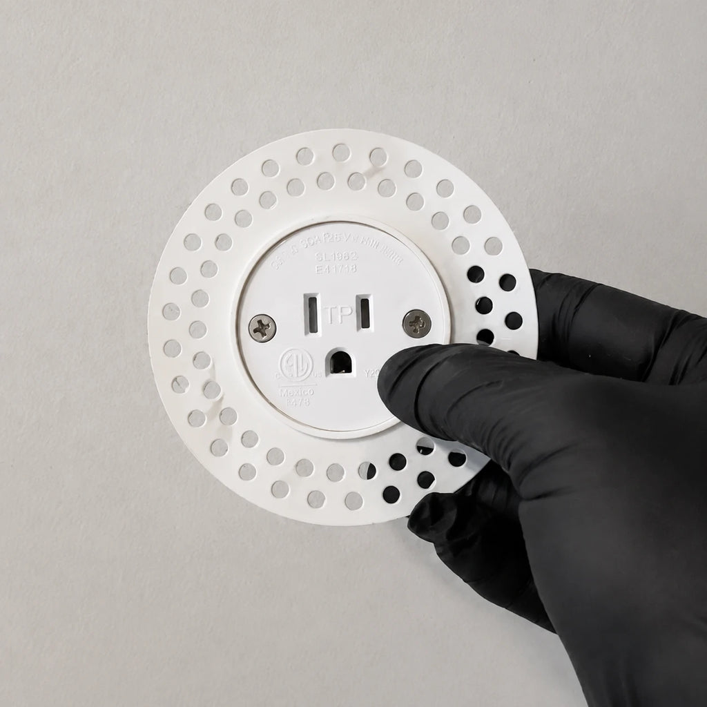 Trimless Flush Outlet Enclosure